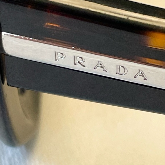 PRADA SPR19L 58/16 130 Women\'s Sunglasses Tortoise / Dark
Grey Lens ITALY main image 4